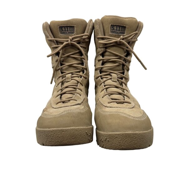 5.11 HRT Tactical Desert Coyote brown Suede Leather Boots Men\'s Size 7 main image 9